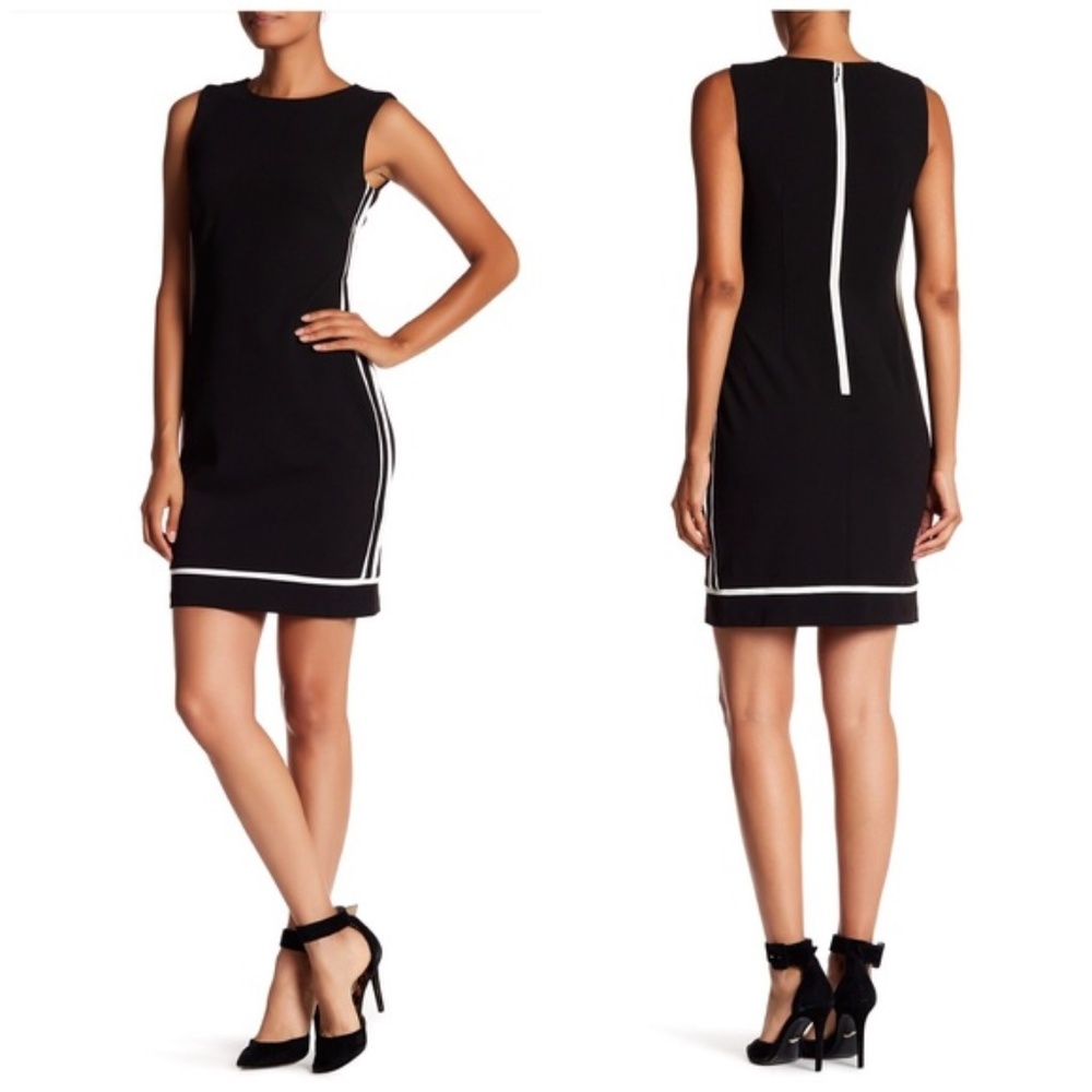 Vince Camuto Scuba Crepe Sleeveless Bodycon Dress